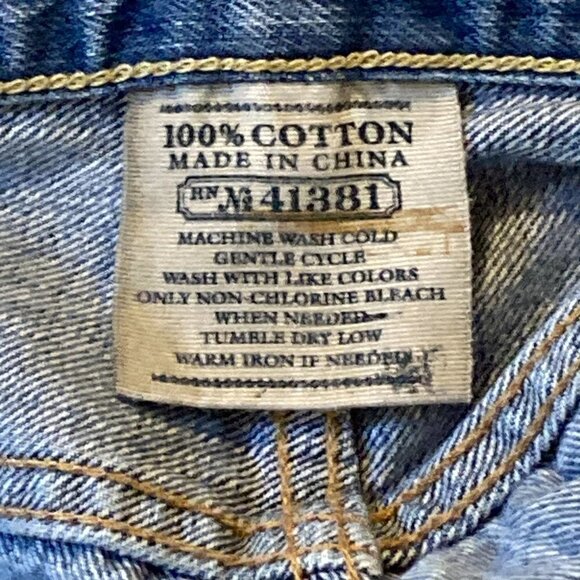 Polo Ralph Lauren 867 Medium Wash Classic Fit Distressed Jeans Size 34x30 - Picture 7 of 10